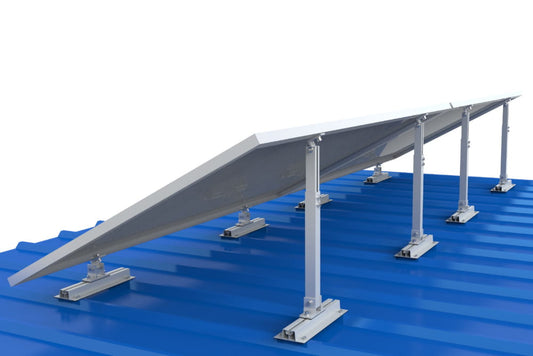 Construcție reglabilă (acoperiș plat sau alte solutii ) 15-30° din aluminiu