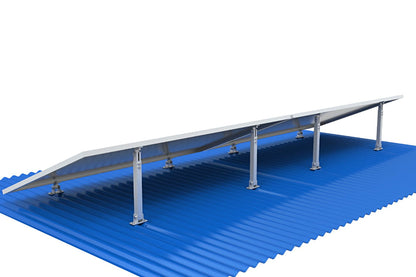 Állítható szerkezet (lapostető vagy egyéb megoldások) 15-30° alumíniumból