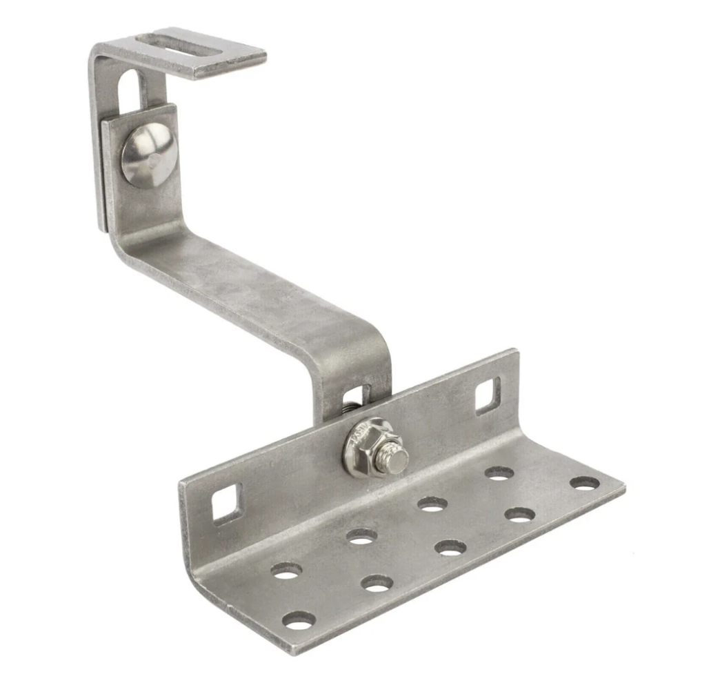 Adjustable hook for roof tiles 140 mm H17 reinforced - Stainless steel