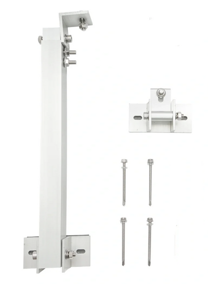 Állítható szerkezet (lapostető vagy egyéb megoldások) 15-30° alumíniumból