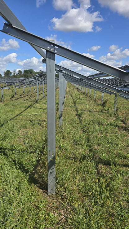 Sistem de montaj fotovoltaic la sol pentru 800 module 28euro/ panel