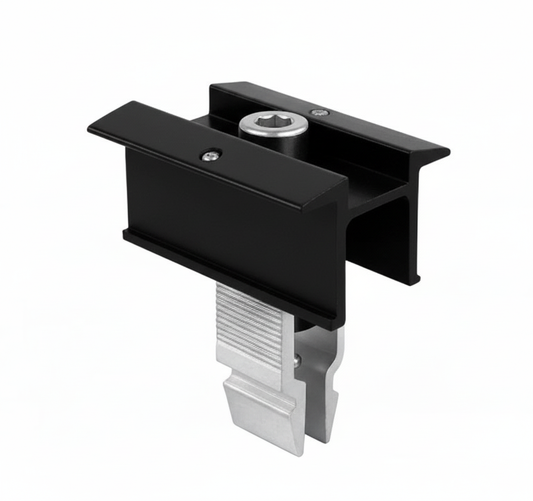 Közbenső bilincs földeléssel a30/35/40 CLICK fekete