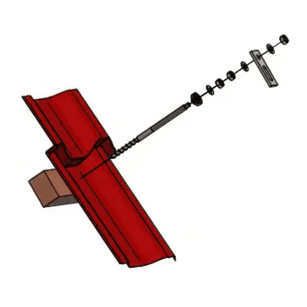 Adaptor de montaj M10 pentru șuruburi cu filet dublu