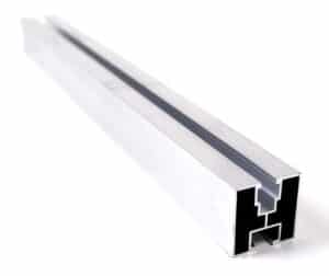 Profil de montaj din aluminiu, 360 cm, 40x40mm pentru suport panou fotovoltaic