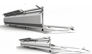 Deflector Vant 15 ° Pentru Acoperis plat